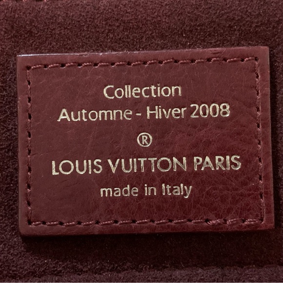 Authentic Rare LV Automne - Hiver 2008 Collection Burgandy - Picture 8 of 16
